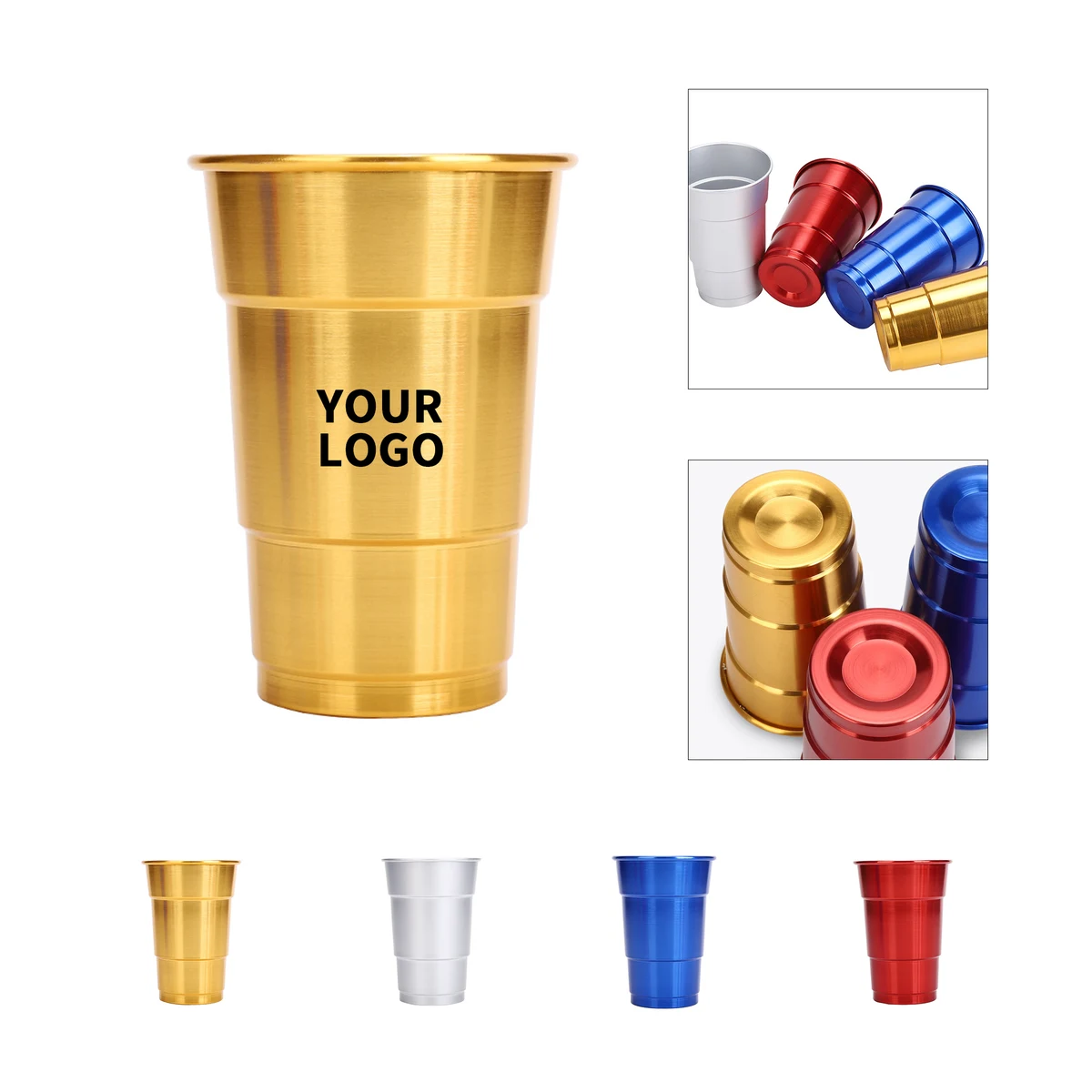 Recyclable Aluminum Cup 16 Oz With Full Color Imprint 1