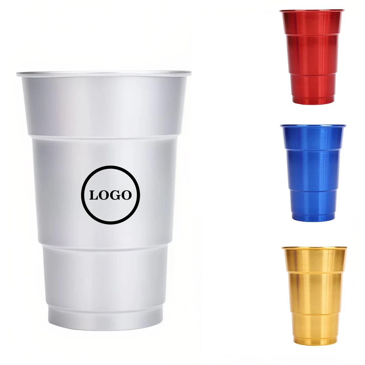 Lightweight Reusable Aluminum Cup for Events 1
