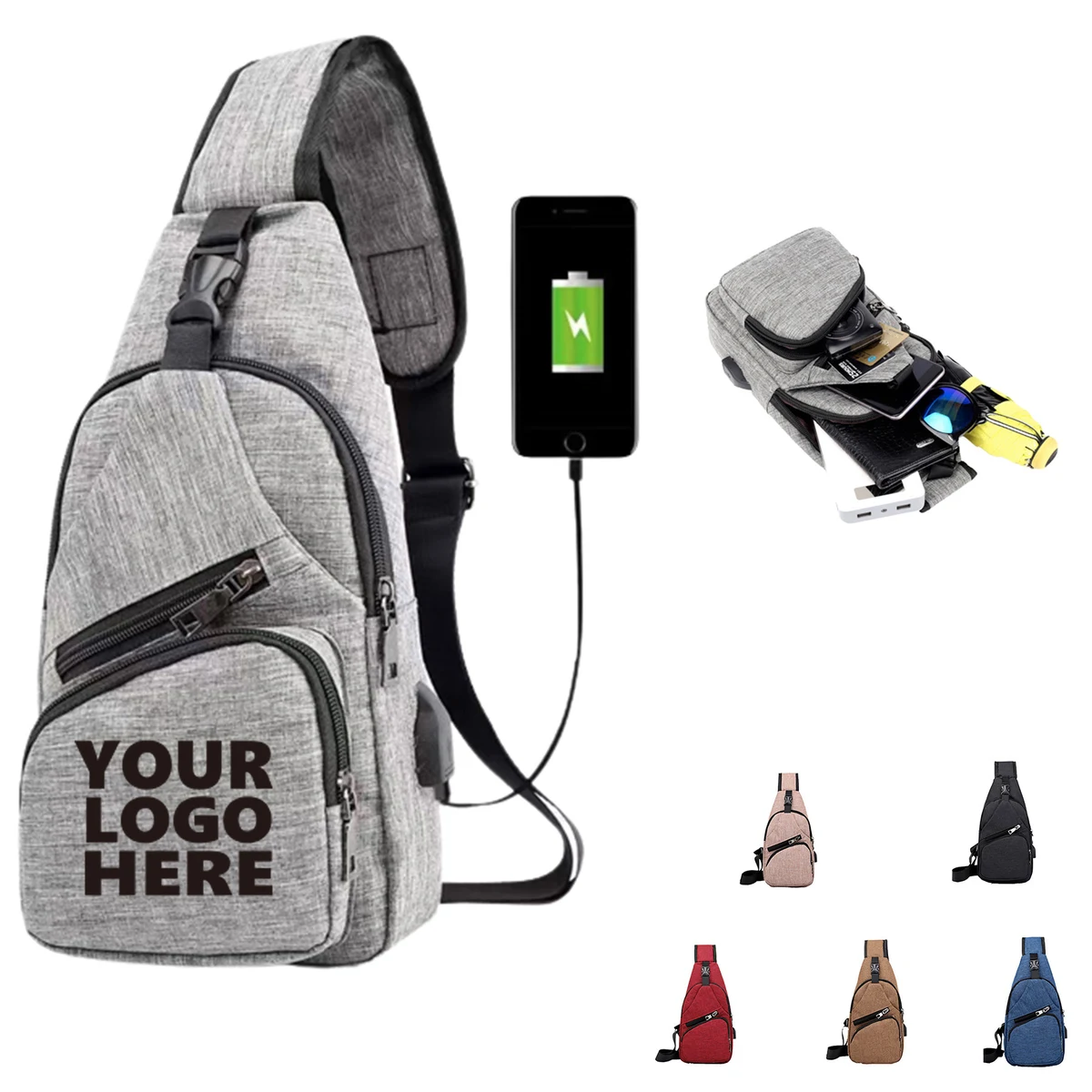 Oxford Crossbody Sling Bag 1