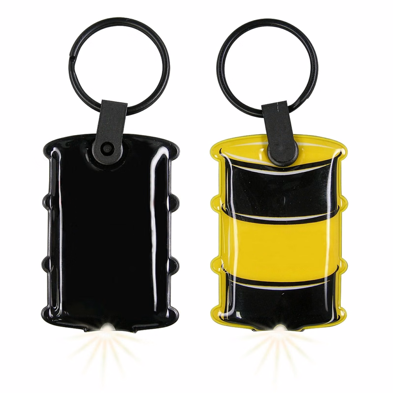 ShapeLights™ Color-A-Shape Key Ring Flashlight (Oil Can)