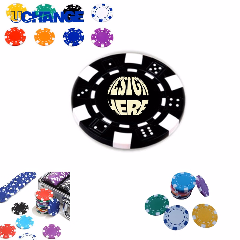 Casino Style Clay Dice Poker Chip