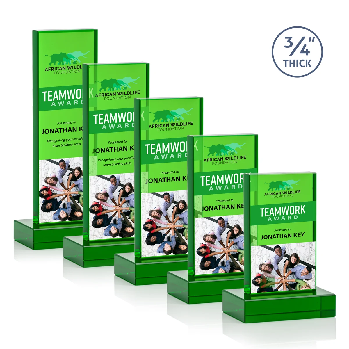 Hathaway VividPrint™ Award - Green 1
