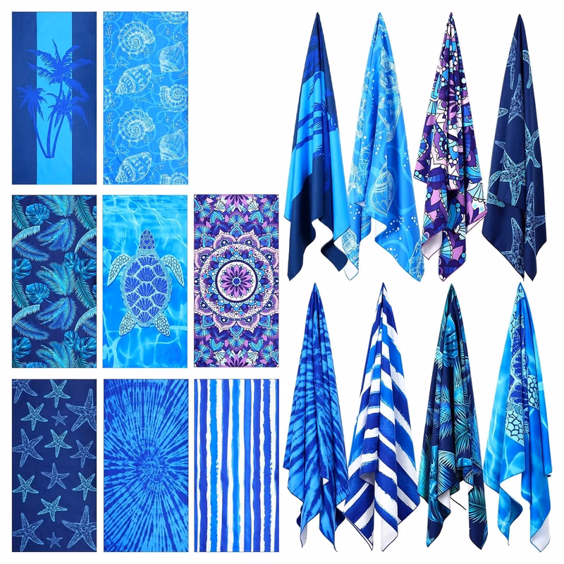 Microfiber Quick Dry Beach Towels For Adults MOQ 50PCS