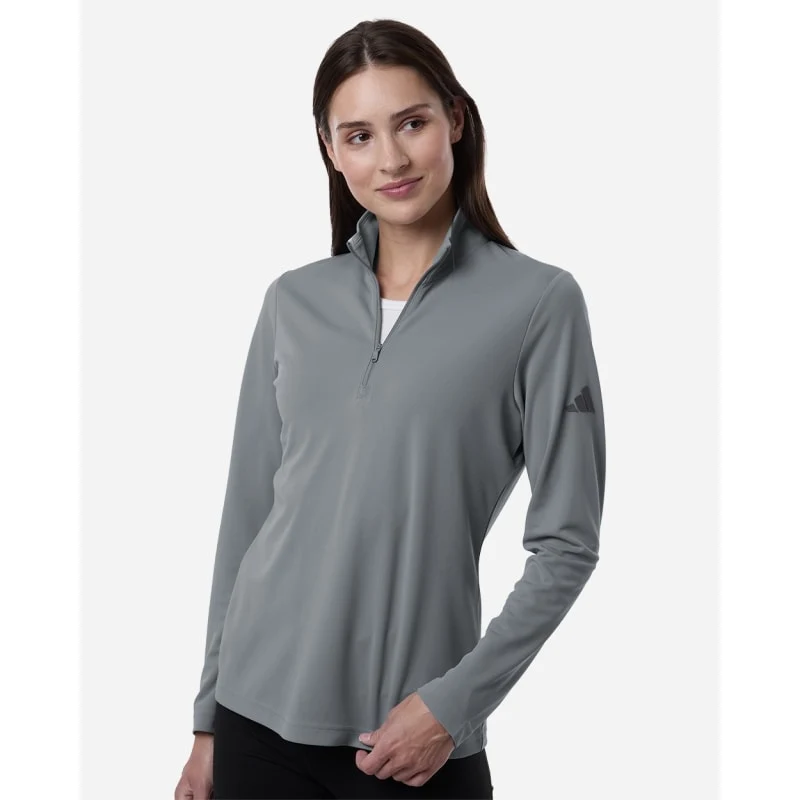 Adidas Women's Lightweight Quarter-Zip Pullover - A400 1