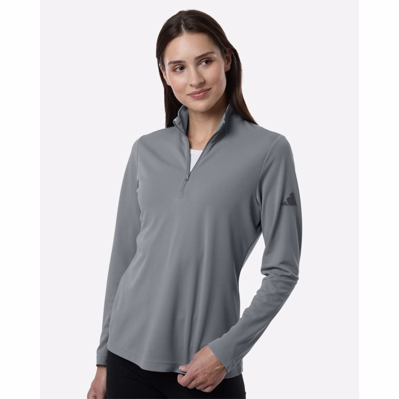 Adidas Women's Lightweight Quarter-Zip Pullover - A400