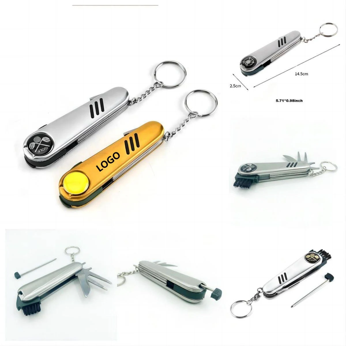 Portable Multi-functional Golf Knife Keychain 1