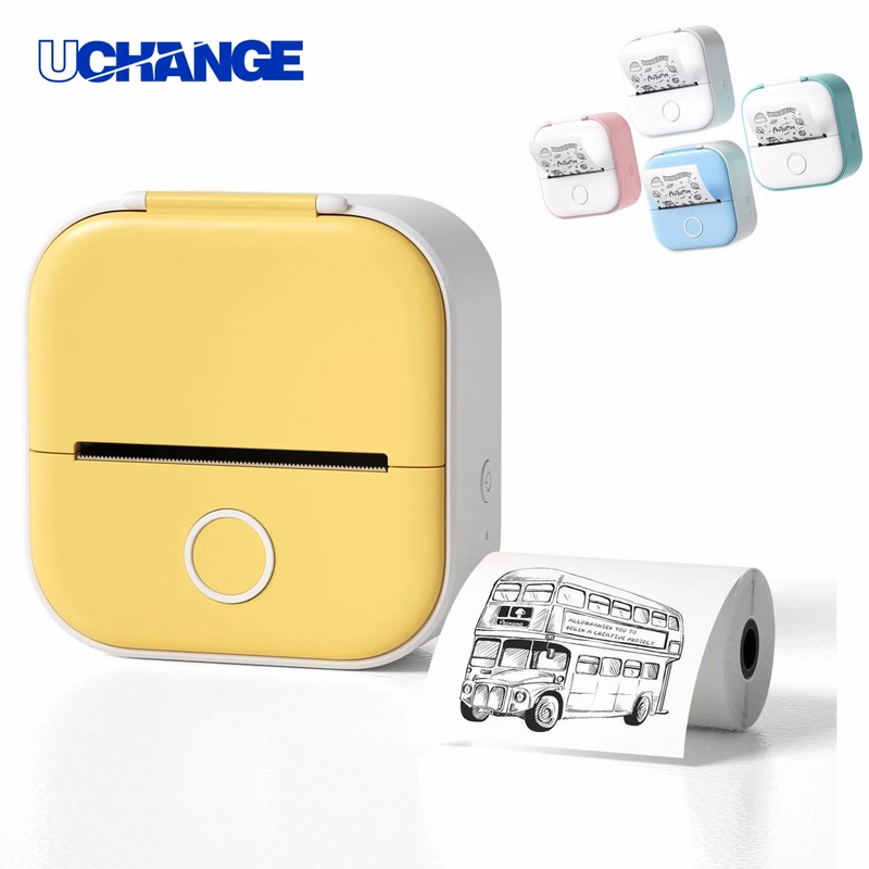 Mini Label Printer Device