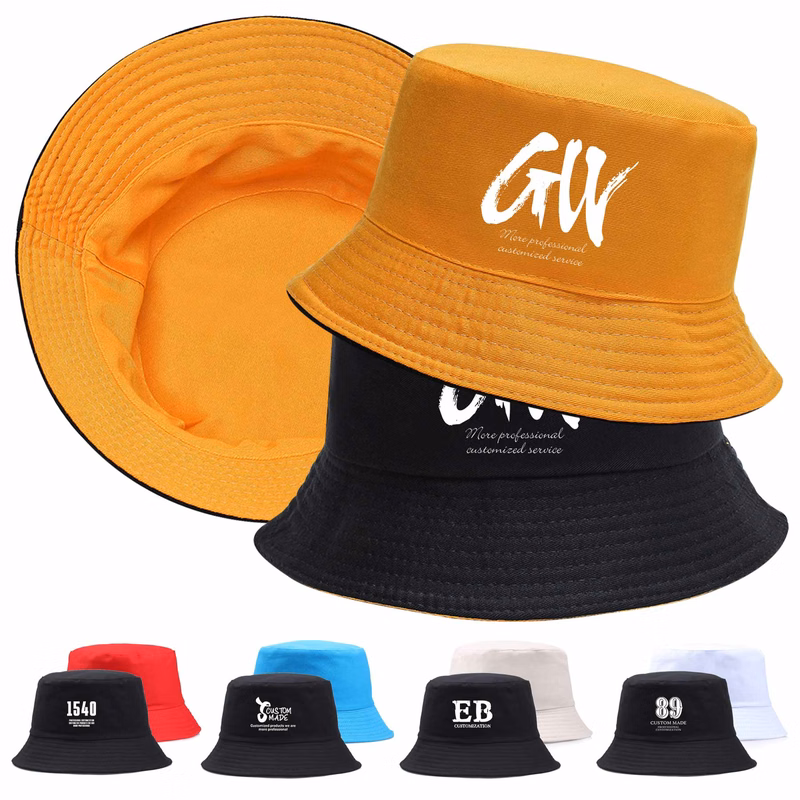 Reversible Unisex Print Bucket Hats