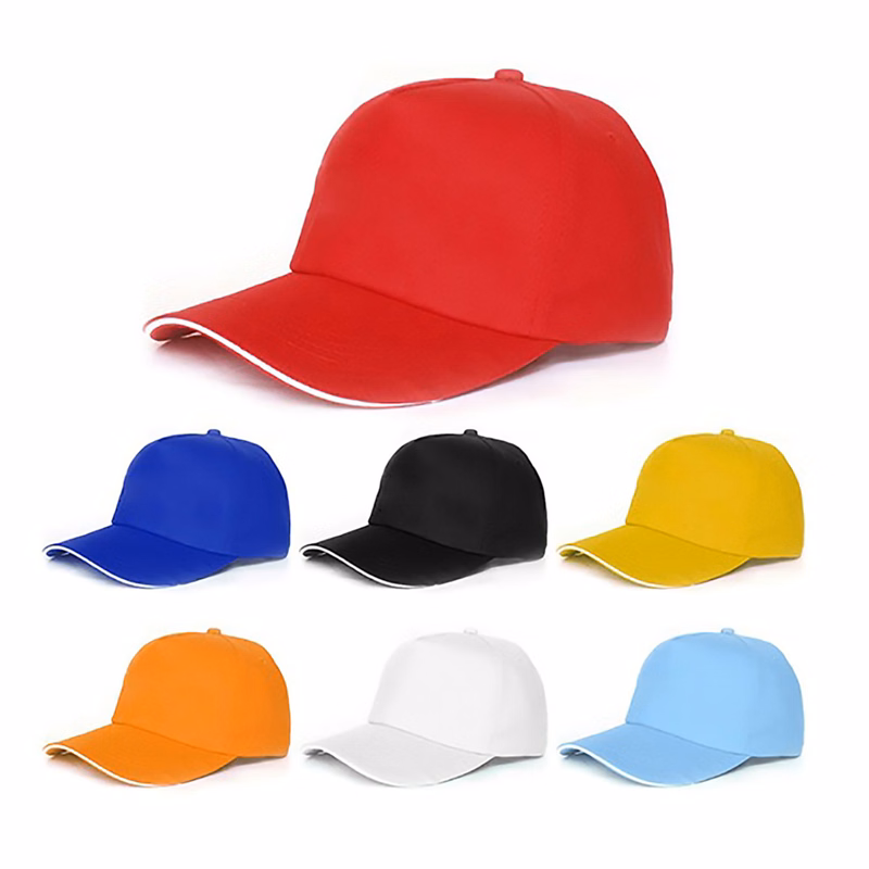 Cotton Sandwich Brim Baseball Cap
