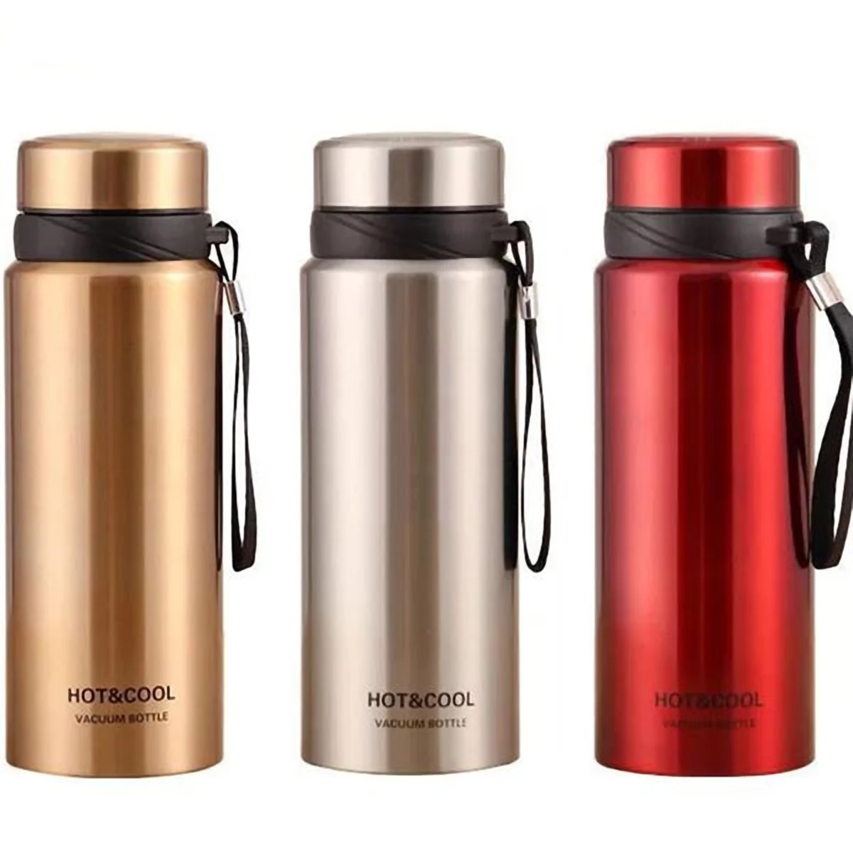 27 Oz. Insulated Stainless Steel Sports Water Bottle w/Strap, custom water bottle with logo imprint 1