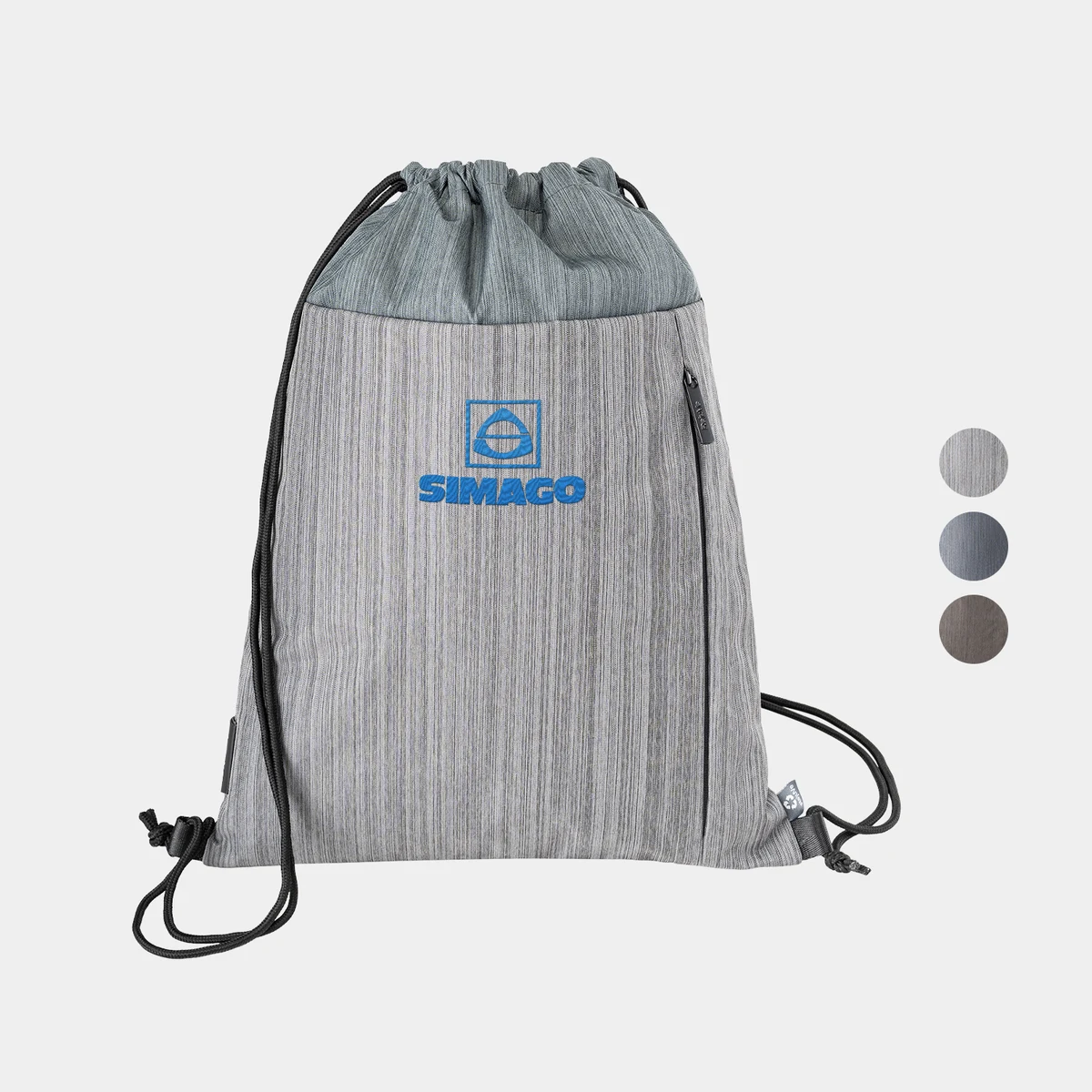RejuVe® MOTO Recycled Heather Drawstring Bag 1