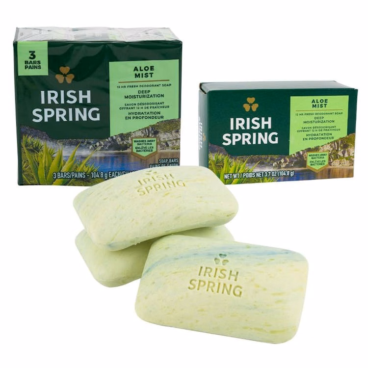 Irish Spring Aloe Soap - 3.7 oz 3 Pack