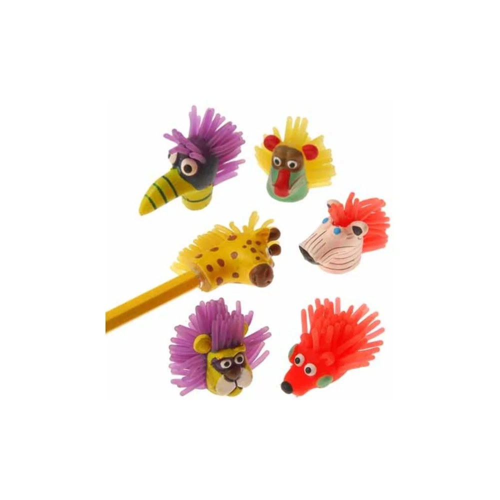 Wild Animal Pencil Toppers - Assorted 1