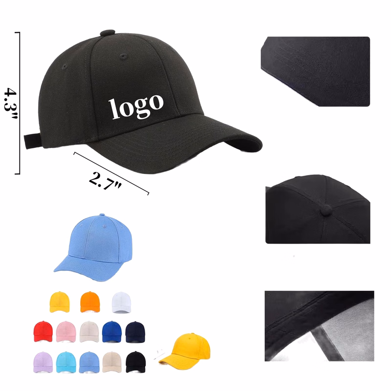 Cotton custom minimalist baseball cap