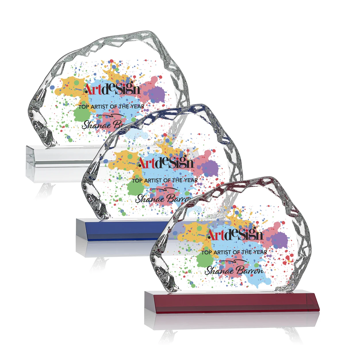 Aspen Iceberg VividPrint™ Award on Base 1