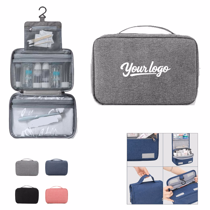 Travel Cosmetic Bag With Zipper