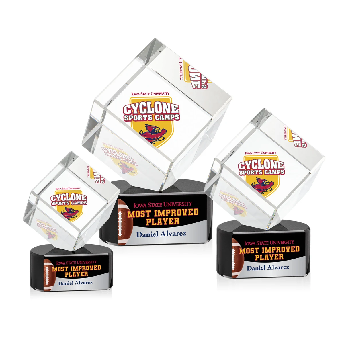 Burrill VividPrint™ Award on Paragon Base - Black 1