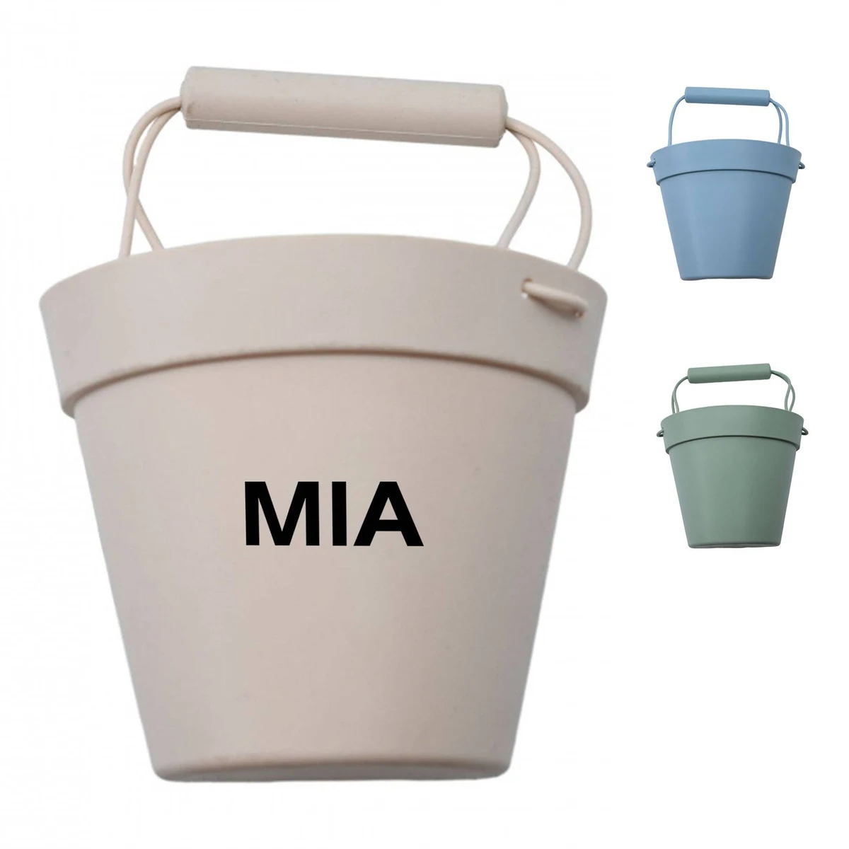Silicone Beach Bucket with Handle 1