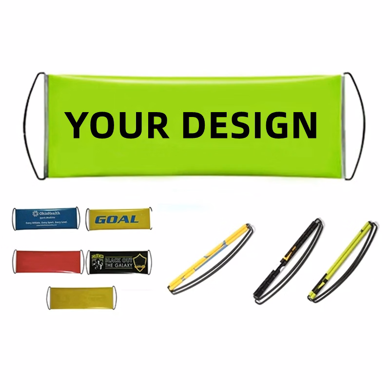 Custom Retractable Hand Scroll Banner(27.5"x9.5")