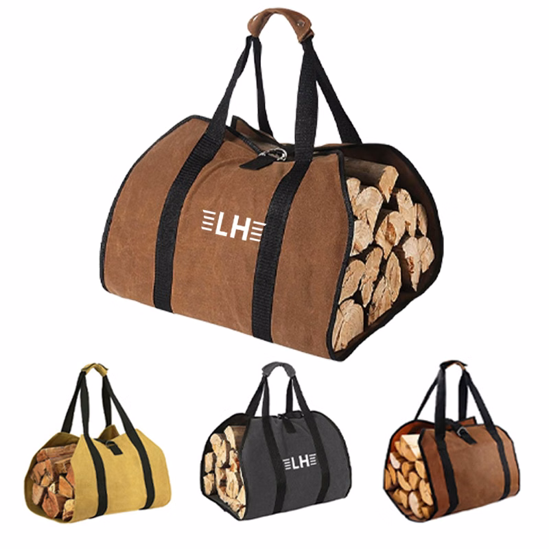 Firewood Log Carrier Tote Bag
