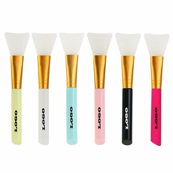 Custom 5.31 Inch Silicone Face Mask Applicator Brush — Beauty & Skincare Spa Tool