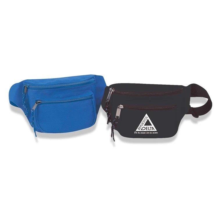 Poly Three-Zipper Fanny Pack 1