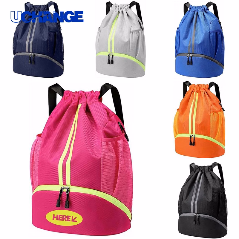 Waterproof Soccer Drawstring Backpack