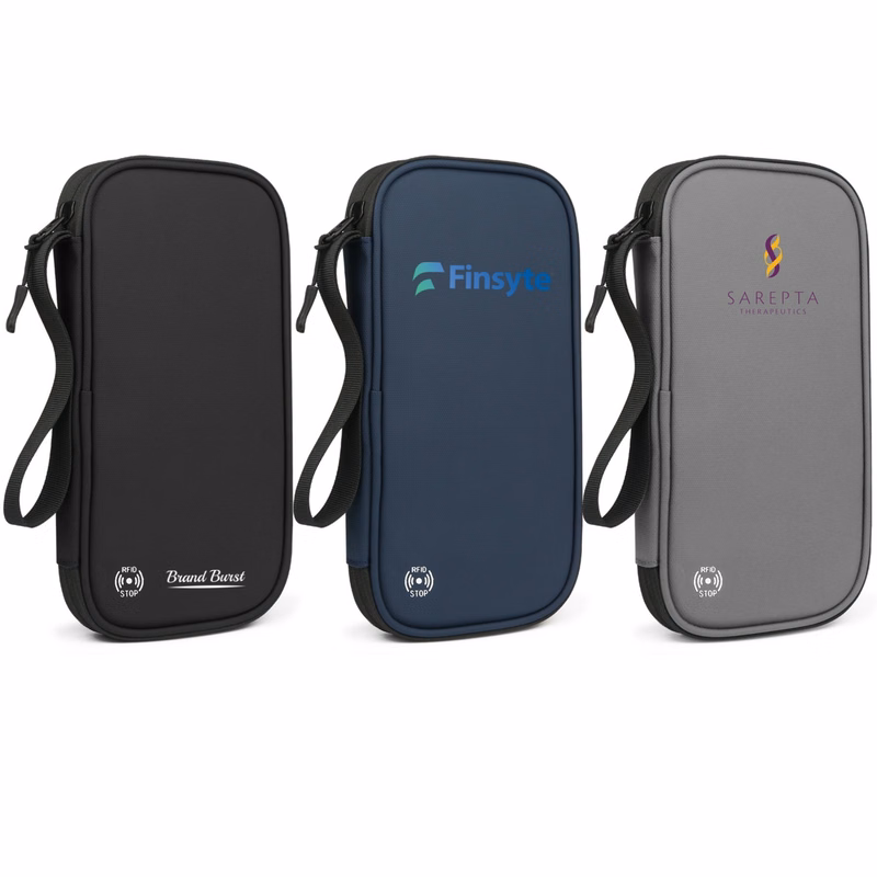 RFID Blocking Portable Capacious Foldable Case Bag
