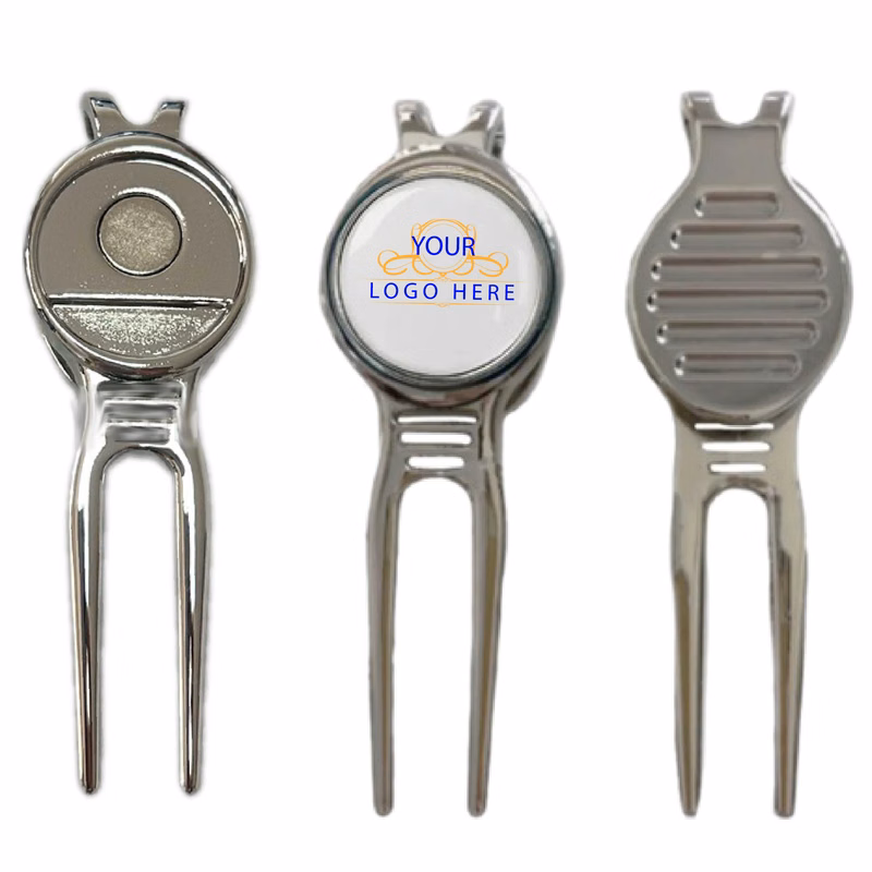Golf Divot Tool & Money Clip with Custom Ball Marker