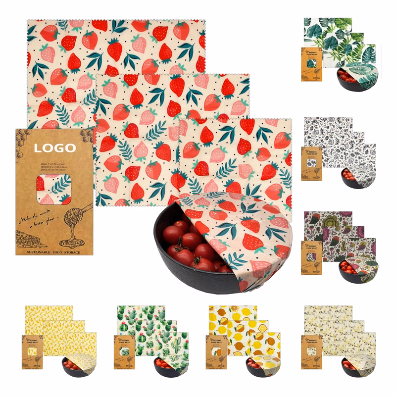 Reusable Beeswax Food Wraps Wax Cloth