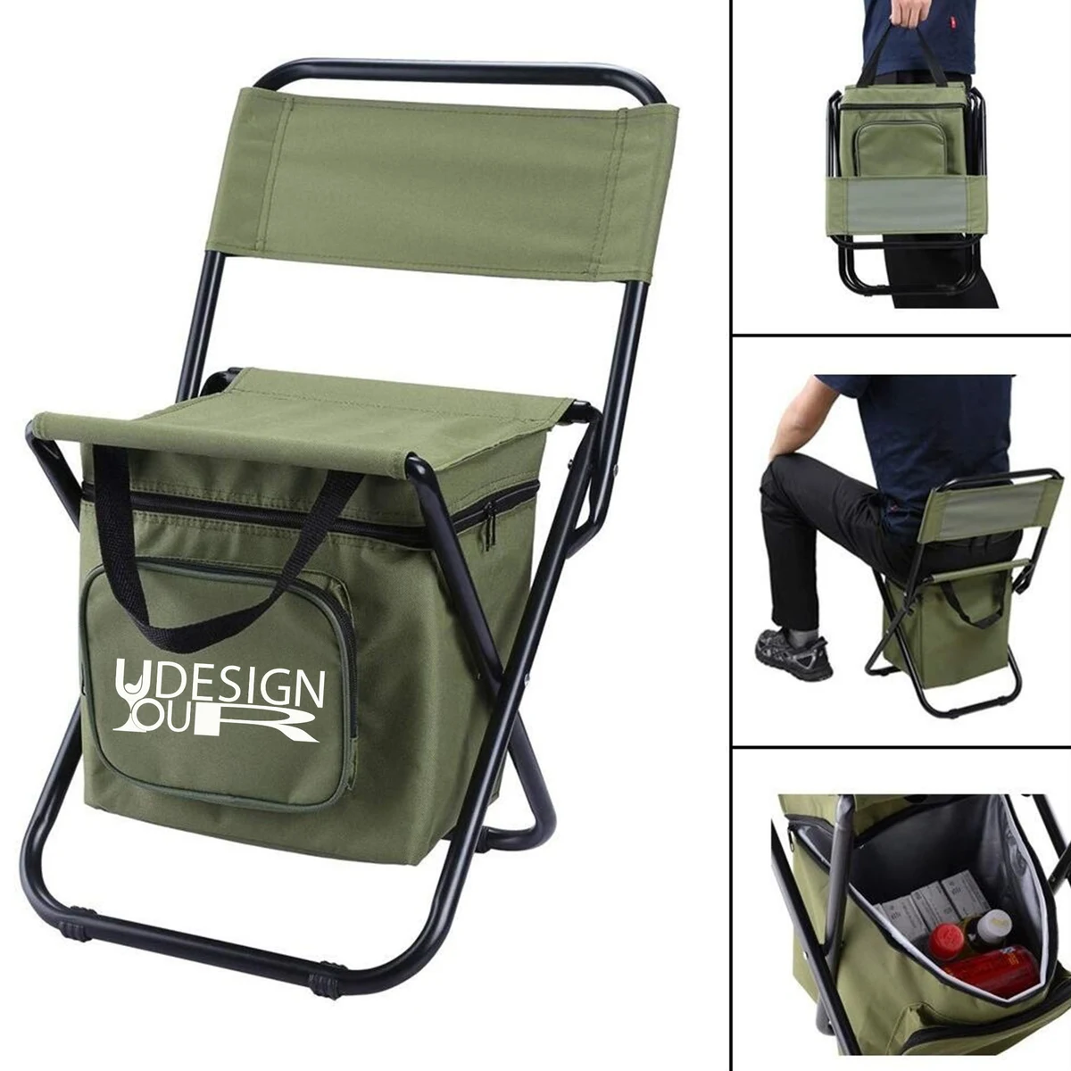 Fishing Chair with Cooler Bag 1