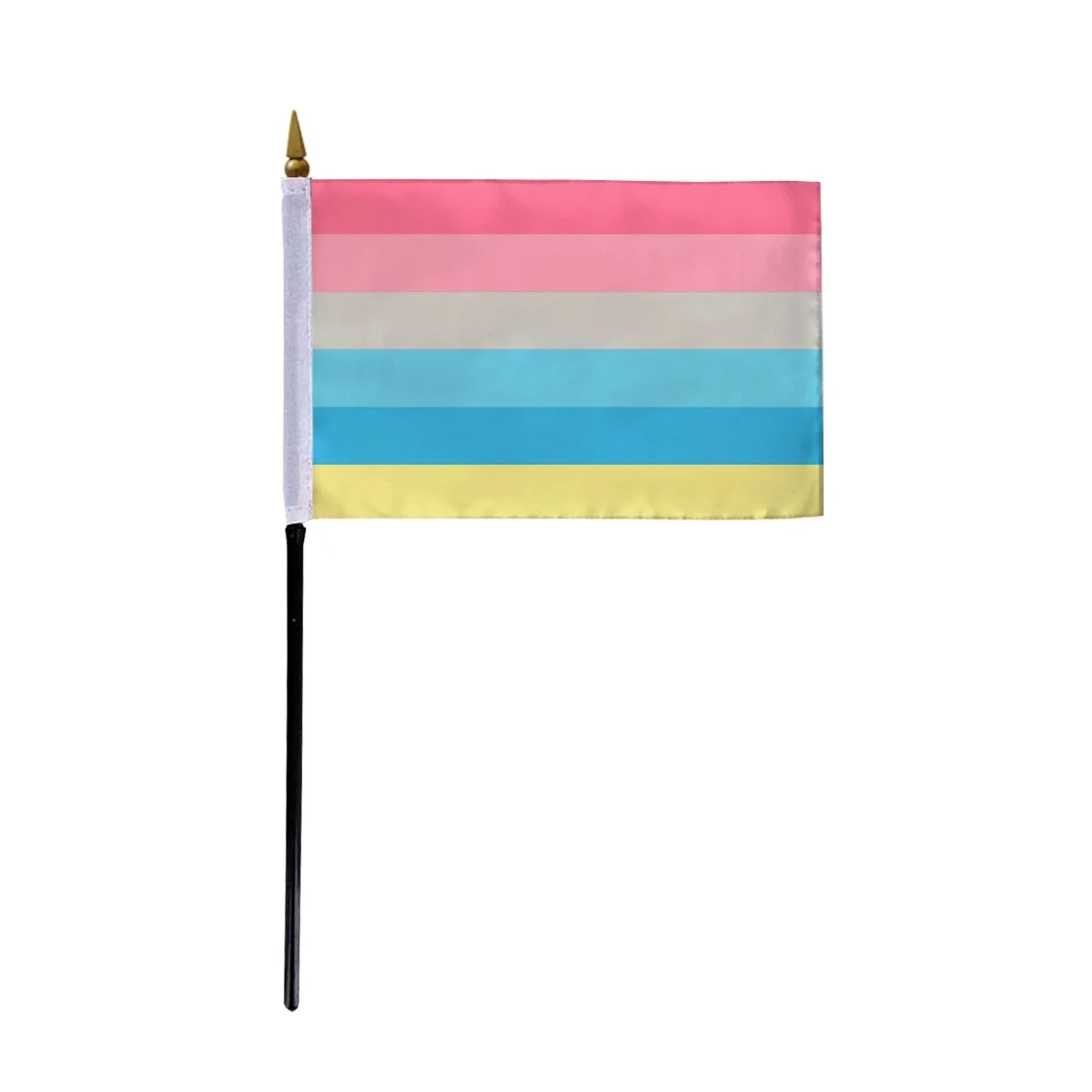 1ply Genderflux Stick Flag (Printed) 1