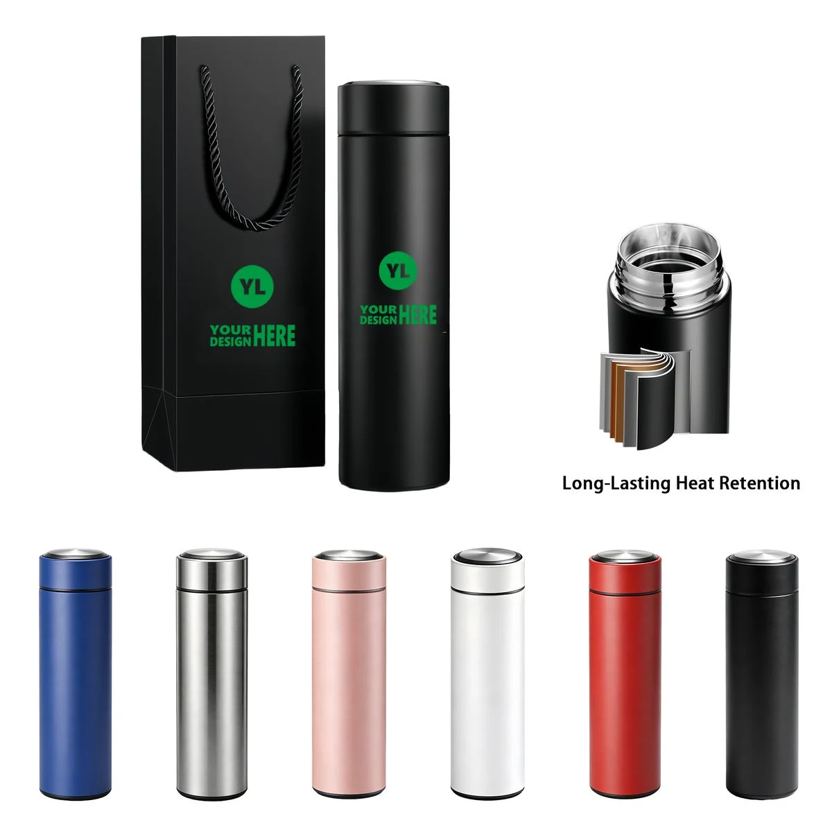 17 oz Double Wall Vacuum Bottle 1