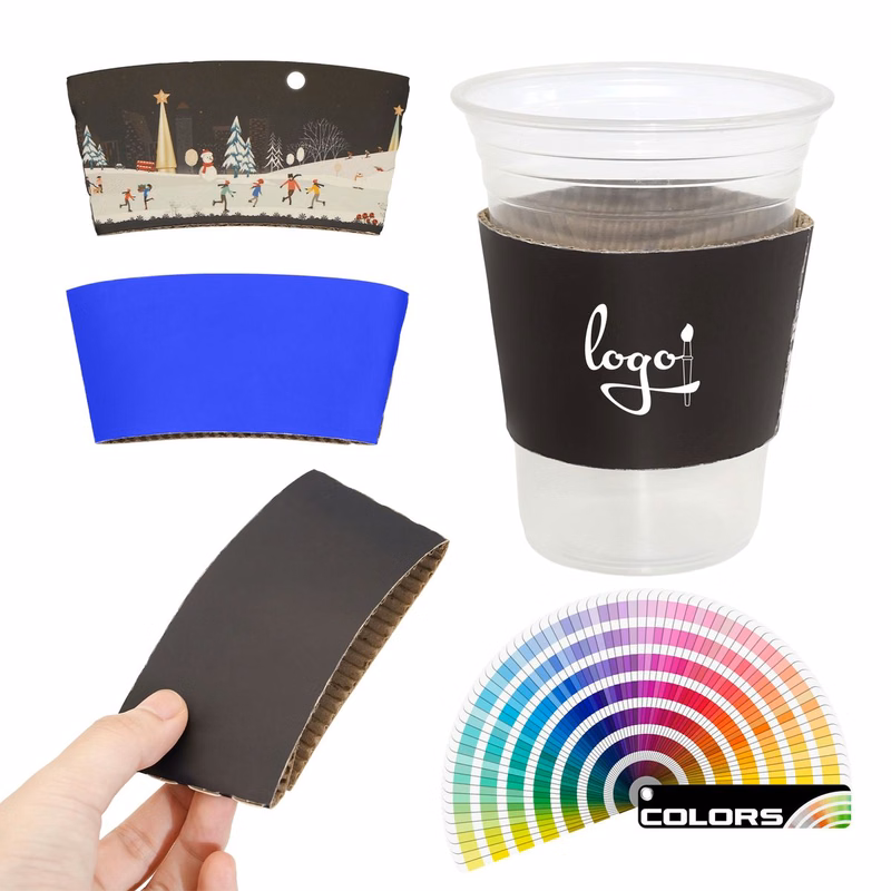 12 oz Disposable Coffee Cups Sleeve