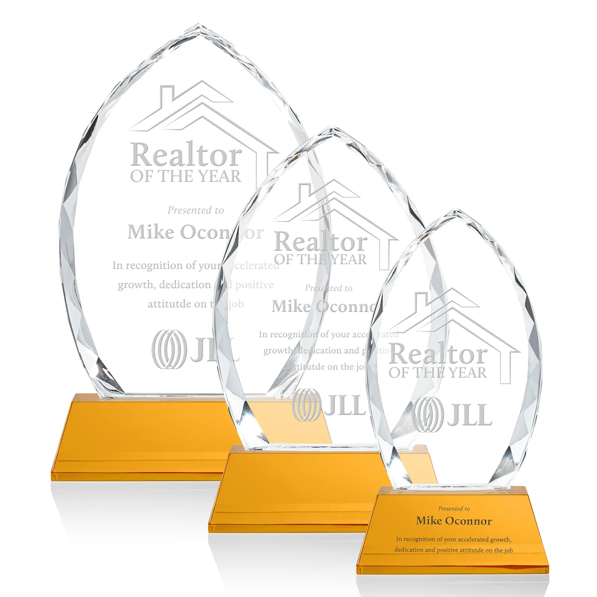 Wilton Award on Newhaven Base - Amber 1