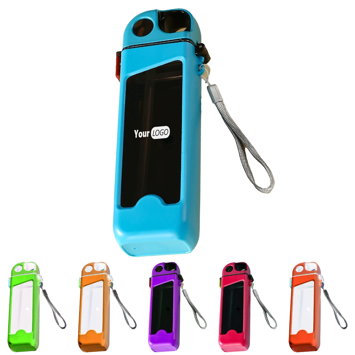 Plastic Customizable Square Sports Water Bottle For Active Lifestyles 1