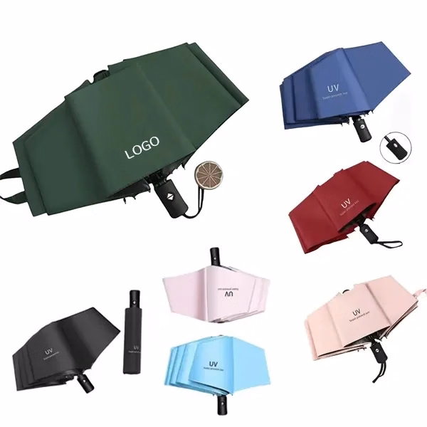 Compact Auto Open/close Travel Umbrella