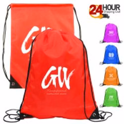 210D Polyester Drawstring Backpack (13" x 17")