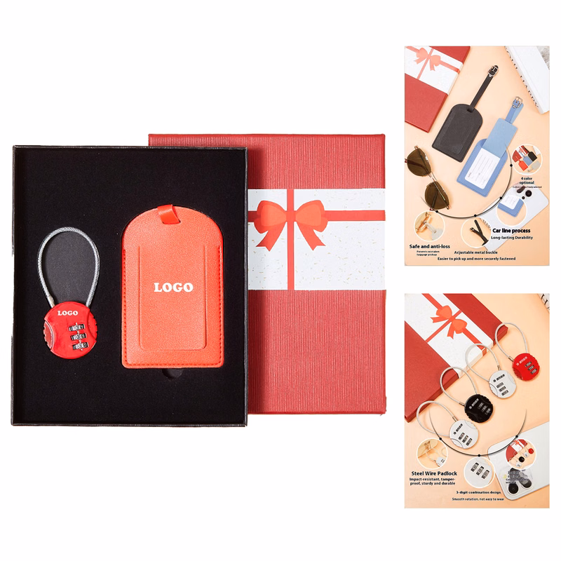 MOQ 10 pcs Logo Travel Identifier Sets
