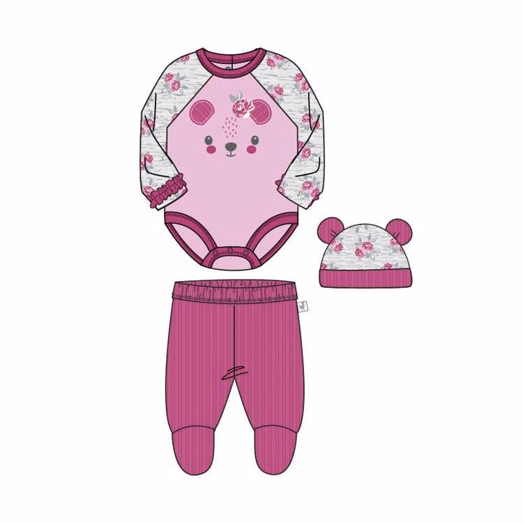 Girls Ribbed Velour Pant Sets Size 0-9 Months