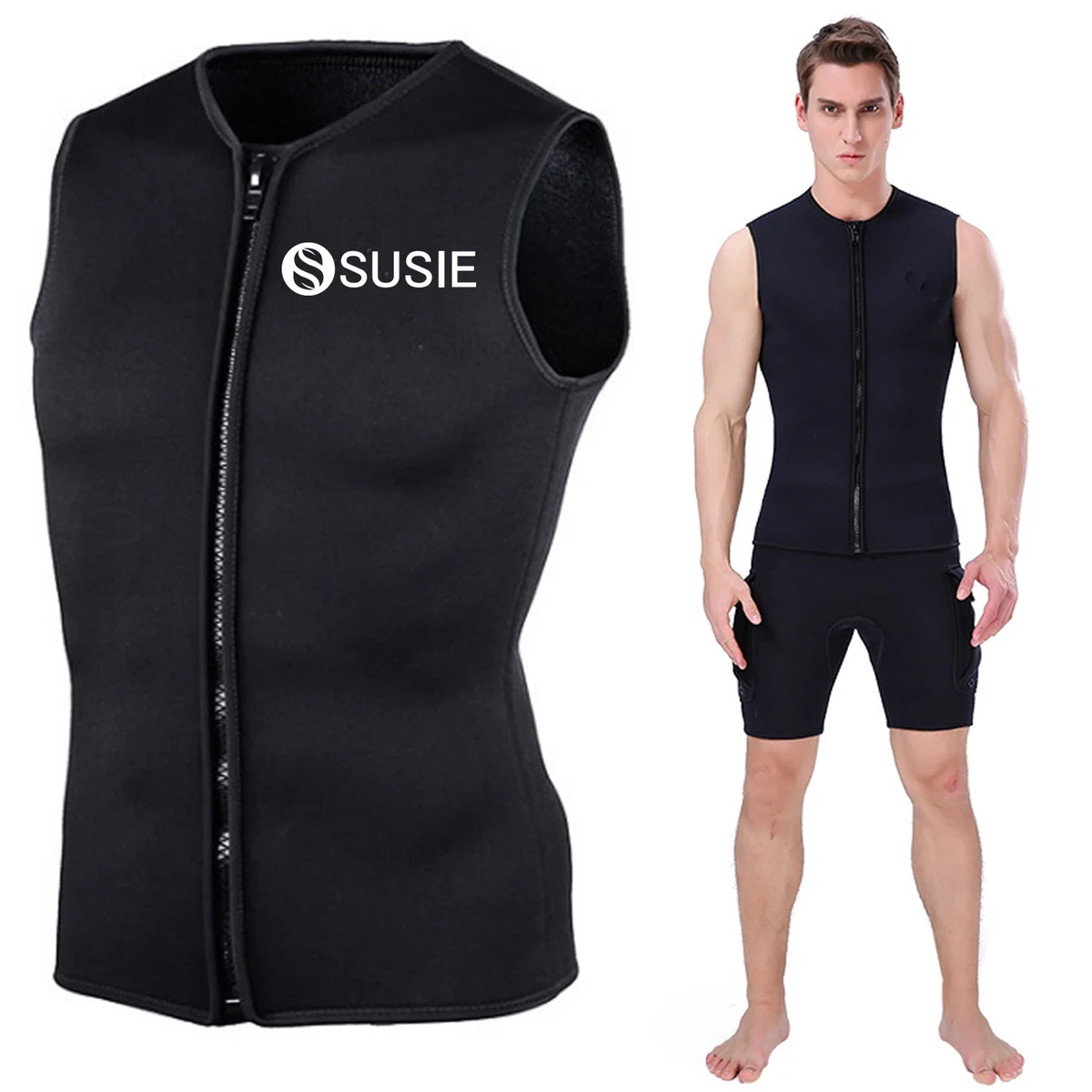 Thermal Sleeveless Neoprene Diving Vest 1