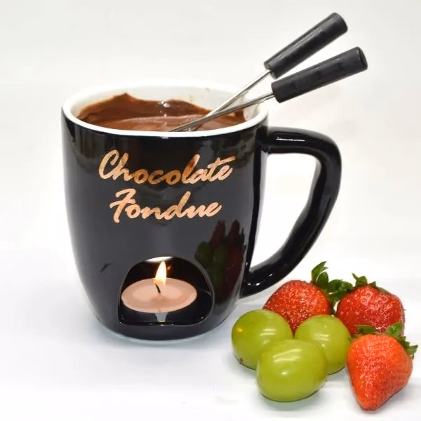 Custom Ceramic Chocolate Fondue Set