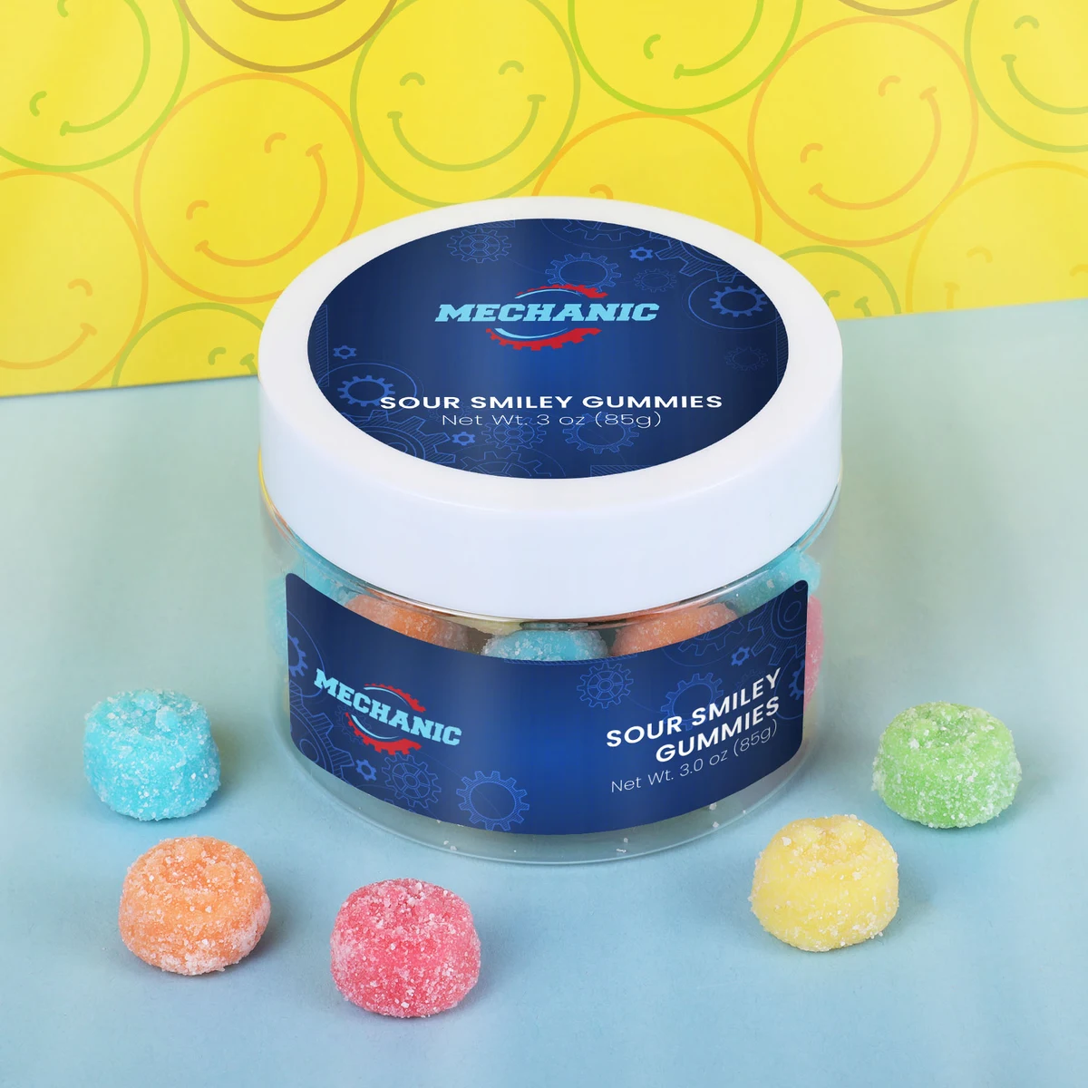 Albanese® Sour Gummi Poppers™: Small Jar 1