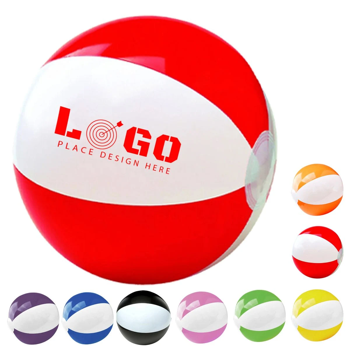 Large 16" Delightful Inflatable Beach Balls 1
