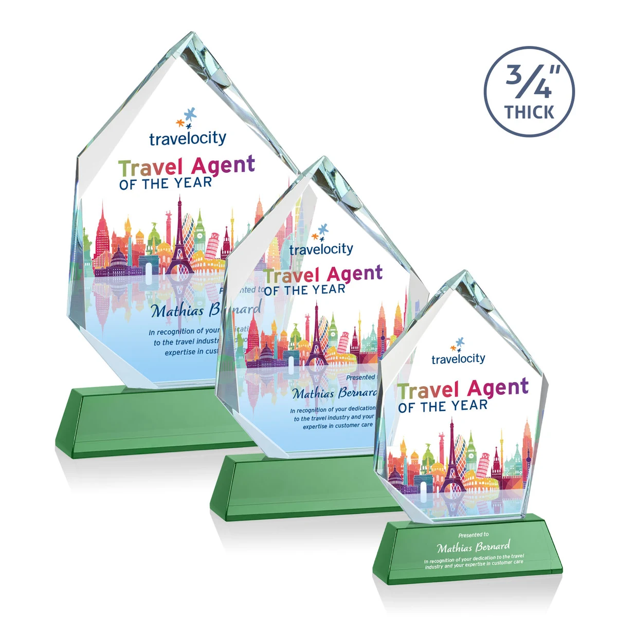 Deerhurst Ice Peak VividPrint™ Award on Newhaven - Green 1