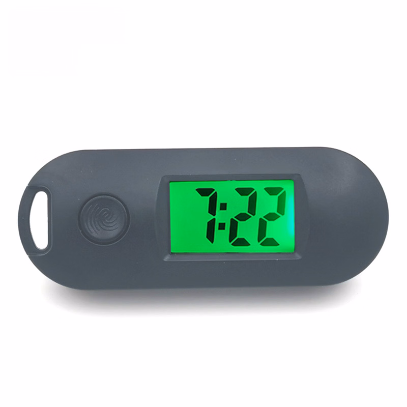 Portable Capsule Digital Keychain Clock