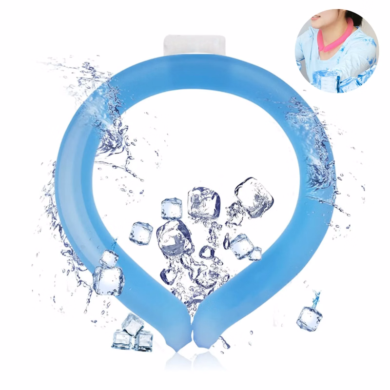 Reusable Wearable Neck Cooling Tube for Summer Outdoor