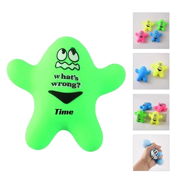 Custom Starfish TPR Stress Ball 2 inch — Relief Toy for Work & Wellness 1