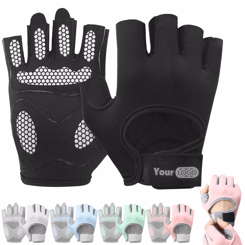 Polyester Thickened Fitness Gloves For Palm Protection