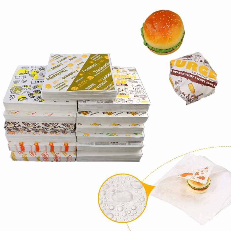 14" x 14" Food Wrapping Paper MOQ 1000 PCS